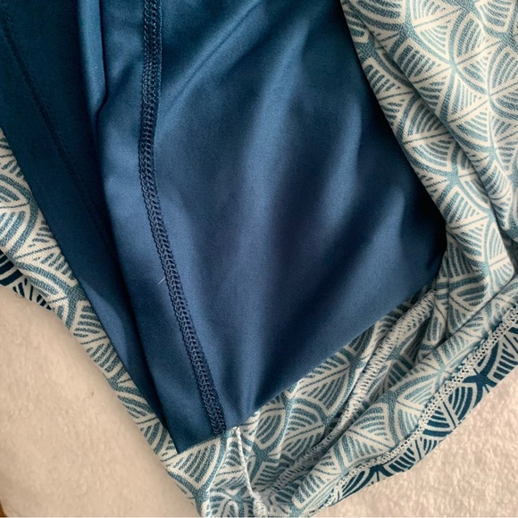 41 Hawthorn Blue Geometric Wrap Dress XXL - Picture 9 of 10